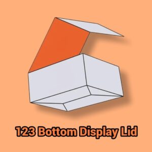 1 2 3 Bottom Display Lid Box