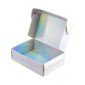 Custom holographic foil box with eye-catching design