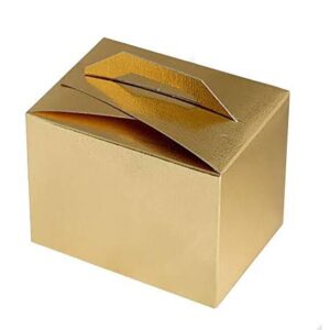 Custom gold foil box with premium and elegant design