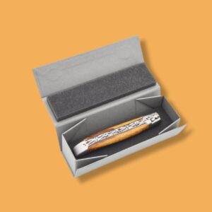 Custom knife box with strong and secure design