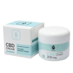 Custom CBD cream box with stylish packaging design