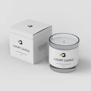 Custom candle box with stylish packaging design