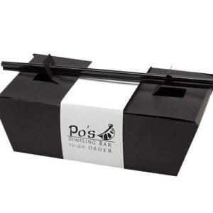 Custom Chinese takeout box with sturdy packaging design