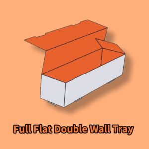 Full Flat Double Wall Tray Packaging UK