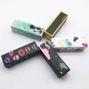 Custom lip gloss packaging box with sleek protective design