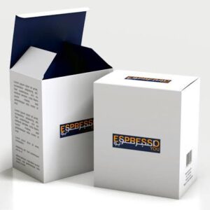 Custom product box with elegant packaging design