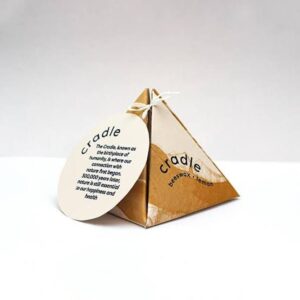 Custom pyramid box with elegant packaging design