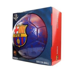 Custom soccer ball box with printed packaging design