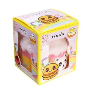 Custom squishy packaging box with bright playful design