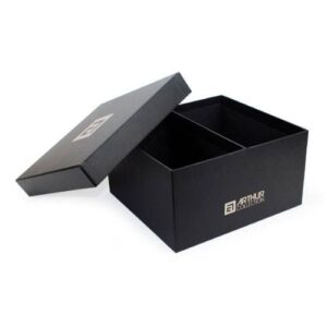 Custom two piece box with sturdy and elegant design