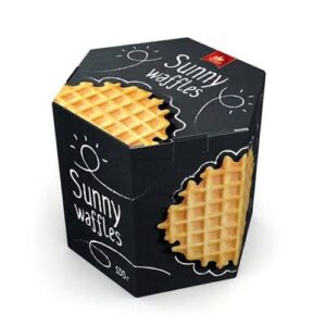 Custom waffle box with sturdy packaging design