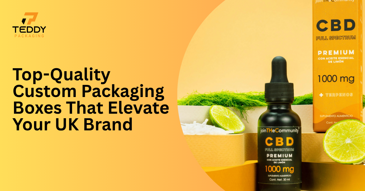 Luxury custom packaging boxes printed for UK beauty brand